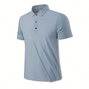 AI~MICH Performance Man's Custom Sports Golf Polo Shirts Crafted From Polyester and Spandex Blend Ideal for Active Men - Product Image 1