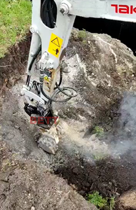 Nhỏ máy xúc file đính kèm Máy xay đá xi măng Road trenching Rock Breaker ngang máy phay thủy lực trống Cutter - Product Image 6