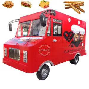 OEM Stainless Steel Food Trailer Ice Cream Vending Cart Electric Food Trucks Mobile Food Trailer with CE Certification