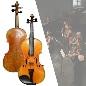 Violino Stile Guarnieri 4/4, Qualità Orchestrale, Suono Impressionante, Legno Europeo, Vernice all'Olio, Accessori in Ebano, Arco e Custodia Inclusi - Product Image 4