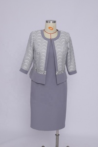 Elegante Vestido de Dos Piezas para Mujer Talla Grande, Vestido de Iglesia, Ropa para Mujer Negra - Product Image 5