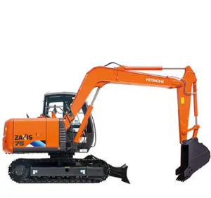 Excavadora de Orugas Hitachi ZX75 de 7 Toneladas de Segunda Mano en Perfectas Condiciones, con Pocas Horas de Trabajo, Excavadora Usada para Excavación - Product Image 1