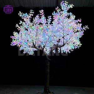 Stylish Outdoor Led Ginkgo <b>Light</b> Warm Golden Ambiance For Square Villa Yard And Public Leisure <b>Space</b> Lighting For Sale - Product Image 2