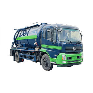 Camión de Succión por Aspiración Dongfeng VR de 2 Ejes y 15m³, Motor Cummins, Función de Doble Limpieza y Succión, Precio Bajo de Fábrica para Exportación - Product Image 1