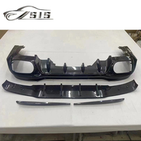 Diffuseur arrière en fibre de carbone W118 CLA35 CLA45 W118 2021-2023 ans Lèvres arrière Pare-chocs Spoiler Queue Pièces détachées automobiles