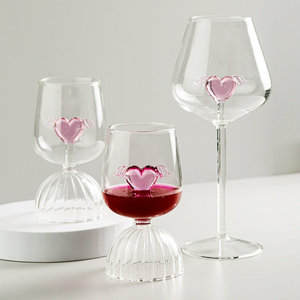 Verre à vin créatif en forme d'ange pour la Saint-Valentin, design minimaliste moderne, capacité de 201 à 300 ml - Product Image 1