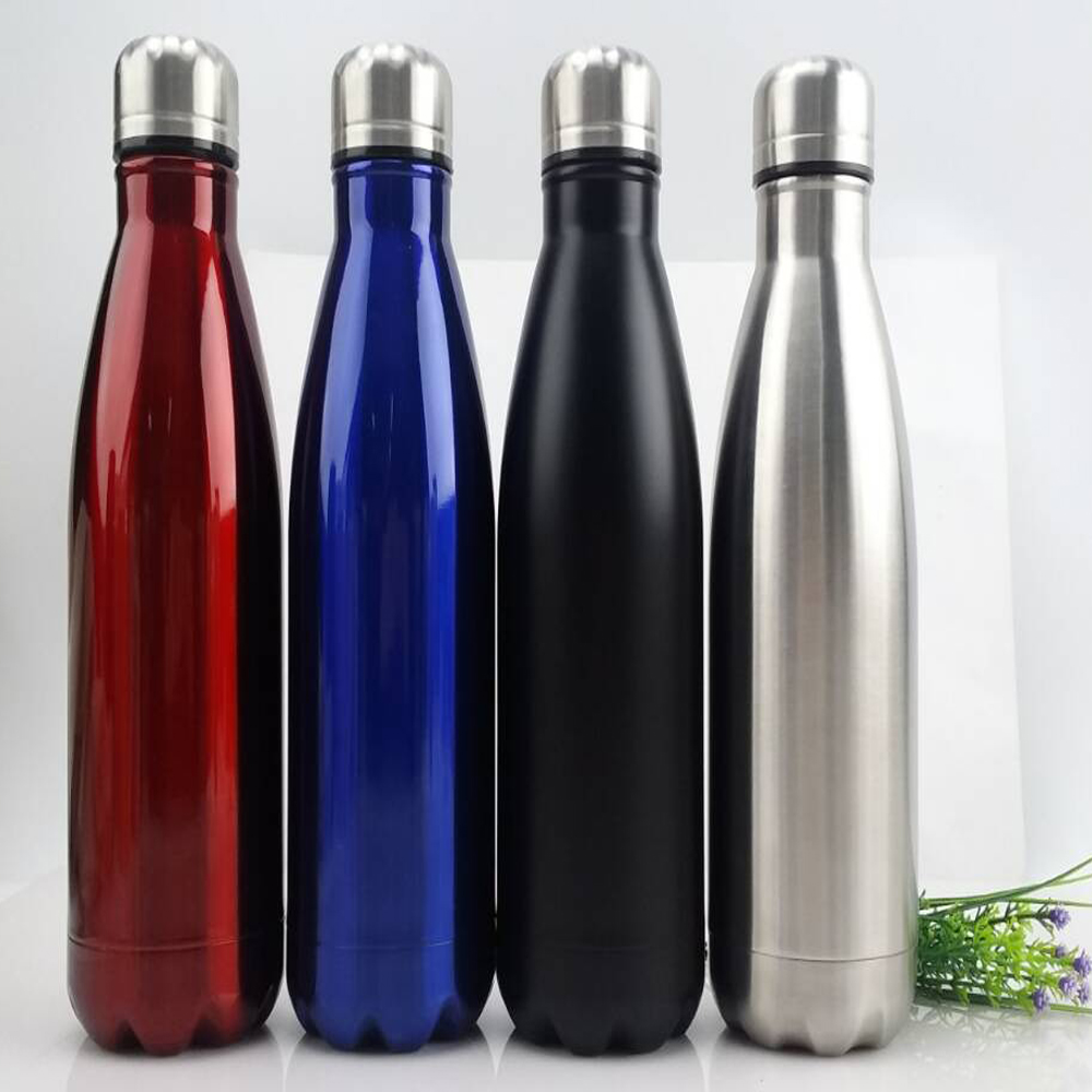 Cola форма для спорта с двойными стенками из нержавеющей стали вакуумный термос-бутылка для воды с защитой от проливания