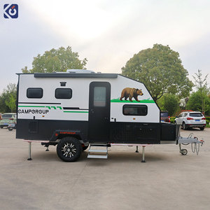 Tente de toit rigide pliable légère CAMPTR pour caravane, installation rapide, avec <span class=keywords><strong>annexe</strong></span> pour <span class=keywords><strong>camping</strong></span> familial - Product Image 4