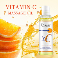 Huile Corporelle Éclaircissante à la Vitamine C 100 % Pure et Biologique Disaar, Vente en Gros, Hydratante Naturelle, Huile Essentielle de Massage pour Illuminer Votre Peau