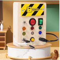 Tablero de Actividades con Luces LED, Juguete Montessori con Interruptores, <span class=keywords><strong>Juego</strong></span> Sensorial con Luces LED para Niños de 2 a 6 Años - Product Image 4