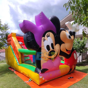 Château gonflable pour enfants <span class=keywords><strong>Mickey</strong></span> <span class=keywords><strong>Minnie</strong></span> Mouse en gros, avec toboggan, combo de château gonflable pour enfants, château gonflable pour enfants - Product Image 4