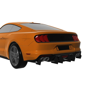 Ford Mustang GT 2018-2023 için araba arka tampon altı spreyi difüzör gövde kiti tampon koruyucu kapak araba aksesuarları - Product Image 2