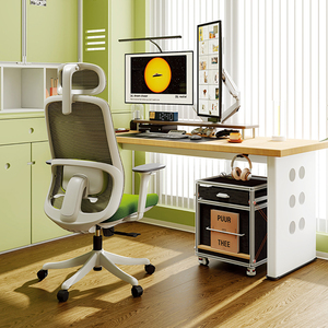 Silla de oficina multifuncional con reposacabezas ajustable y soporte lumbar, ideal para gerentes, presentadores y ejecutivos - Product Image 5