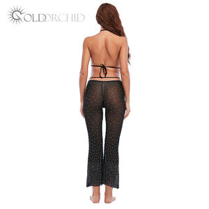 Gold Orchid New Style Sexy Transparente Nachtwäsche Damen Diamond 2 Stück BH und Hosen Dessous Unterwäsche Sets - Product Image 5