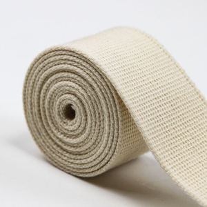 Factory Recycled 38mm Cotton <b>Webbing</b> Strong Bag Straps 1.5 Inch Wide Cotton 5cm <b>Webbing</b> Strap for Garment Clothes - Product Image 1