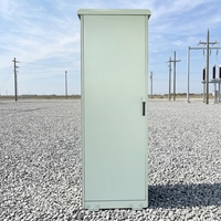 Kabinet Jaringan Luar Ruangan Baja SECC LE Custom 12U 42U IP55 IP65 Rak Server Stok Tersedia