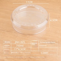 Boîte Ronde Transparente en Plastique pour Biscuits, Gâteaux, Pâtisseries, Gâteaux de Lune – Grande Boîte Plate Ronde Moulée par Injection – Fournisseur Fabricant