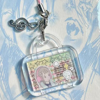 Porte-clés acrylique vierge, porte-clés personnalisé en forme de sac de trèfle d'ours, porte-clés transparents avec pendentif à breloque, porte-clés cadre photo en acrylique pour bricolage