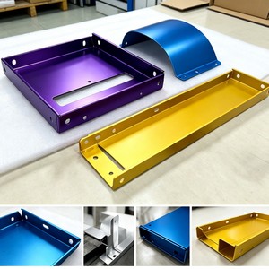 Custom Anodized Aluminum UV Printing Panel Stainless Steel Sheet Fabrication Silk Screen Metal Decorative Signage Parts