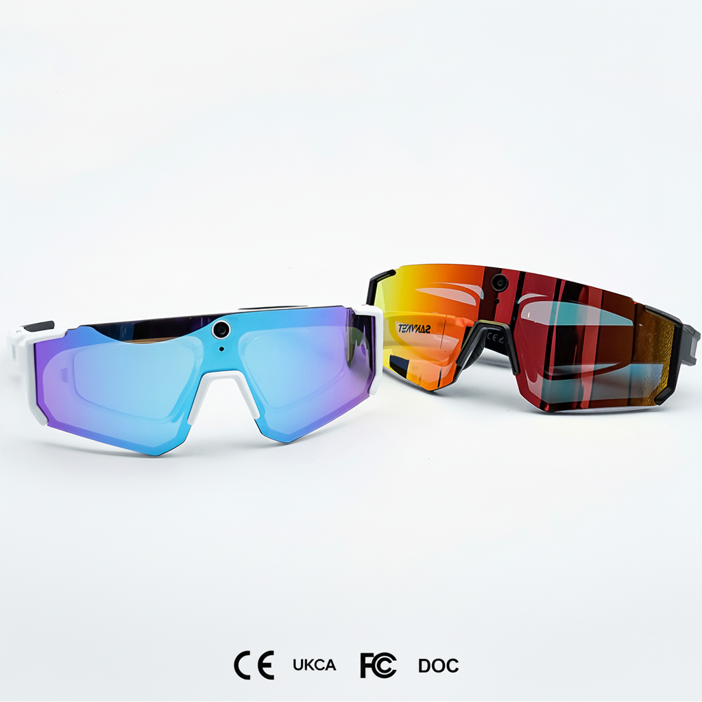 2026 SANVNET SNT SOLIS Smart Eyewear 8MP Camera Video Recording Smart AI Glasses for Outdoor Sport Cycling Eyewear