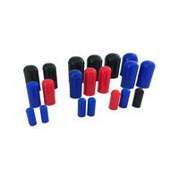 Embout en caoutchouc de silicone 12.7MM 25MM 30MM rouge bleu pour bouchons d'obturation et finisseurs de tuyau
