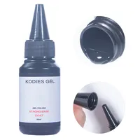 KODIES-Vernis à ongles professionnel en gel UV, base solide et épaisse de 30ml, couche de finition et base de manucure tout-en-un