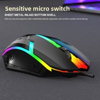 Souris optique filaire ergonomique LiMei S1 Esports 3 boutons 1000 DPI USB pour ordinateur portable, ordinateur de bureau, jeux et usage bureautique – Vente en gros transfrontalière