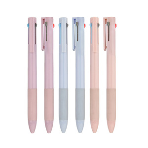 Stylo gel multicolores à bouton poussoir, logo personnalisé, outil d'écriture promotionnel - Product Image 3