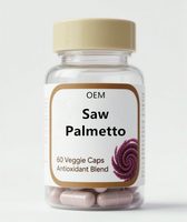 Complément alimentaire naturel en capsules d'extrait de palmier nain à marque privée avec huile de graines de citrouille