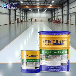 Pintura de Revestimiento para Pisos de Resina Epoxi Líquida Ecológica Benzhou, Alta Resistencia al Desgaste y a los Productos Químicos HS D - Product Image 1