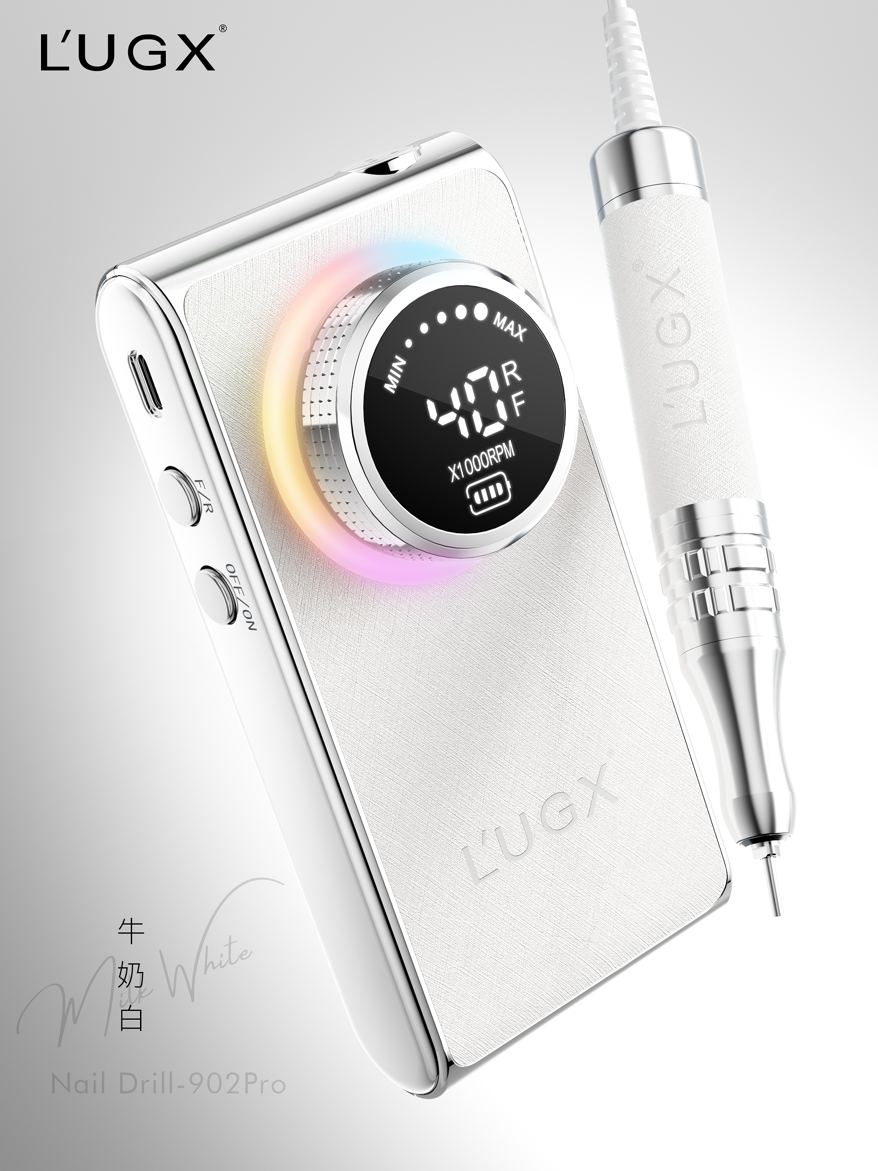 LUGX LG902 PRO 40000RPM Waterproof Brushless Motor LED Display