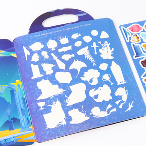 Pegatinas reutilizables Libros Juguetes <span class=keywords><strong>Libro</strong></span> de actividades <span class=keywords><strong>Libro</strong></span> de ejercicios Juguetes educativos preescolares - Product Image 5