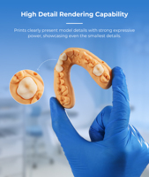 Resina Dental Sintética UV YIDIMU Color Diente A1/A2/A3, Resistente al Desgaste, Resina para Impresora 3D para Coronas y Puentes Temporales