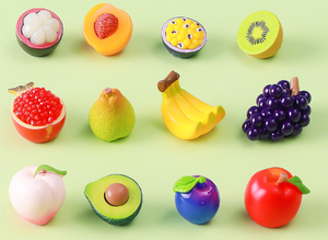 Resina cono de helado caramelo kiwi encantos 3D kawaii cabujones melocotón <span class=keywords><strong>Granada</strong></span> uva plátano limón Durian Litchi aguacate pera - Product Image 4