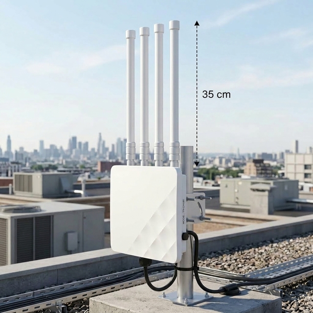 3000Mbps WiFi 6 Outdoor Access Point IPQ5018 Dual Band Gigabit Wireless Router
