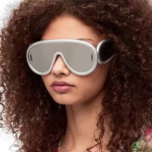 Новые поступления, модные женские солнцезащитные очки, модные цельные линзы, модные солнцезащитные очки, оптовая продажа