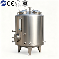 Proyecto Llave en Mano de Tratamiento de Agua por Ósmosis Inversa Automática con Tanque de Almacenamiento de Acero Inoxidable Certificado ASME CE ISO 1000L