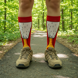 Calcetines de Tobillo Unisex Red Eagle con Patrón Transpirable para el Pie, Calcetines Unisex Cómodos para Uso Diario - Product Image 4
