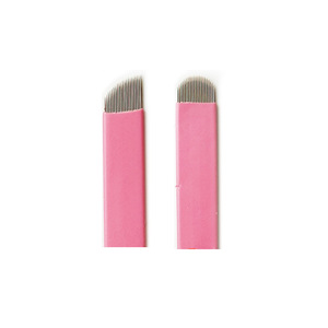 Agujas de Microblading Nano de 0.15mm 18U, Cuchillas Desechables de Acero Inoxidable 316 para Bordado de Cejas - Product Image 1