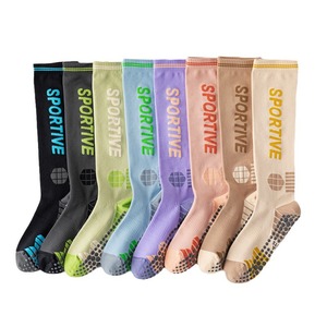 Compression Socks For Women Mid Calf Yoga Running Cotton 91% Nylon 5.2% Elastane 3.8% Professional Sports Fitness - Product Image 4