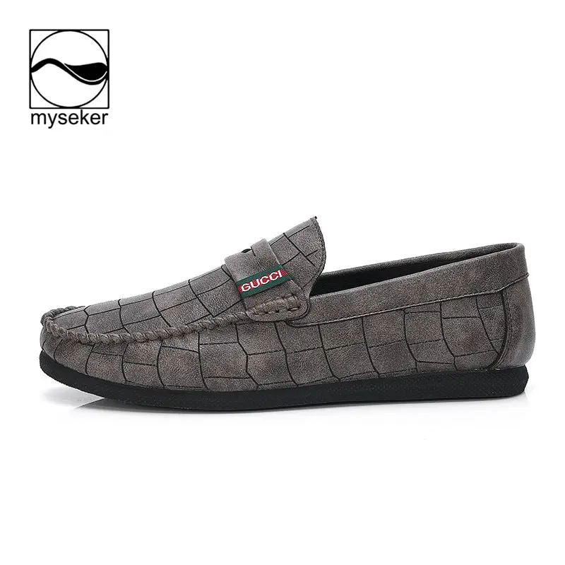 Mocassins homens médio tobillo, loafer, loafer, jitai, chaussures, sapatos de peru, tamanho 5 cáqui