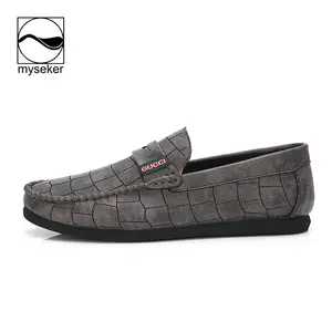 Loafers Voor Mannen Medio Tobillo Mocassin Loafer Jitai Chaussures Platen Mocassins Turkije Schoenen Maat 5 Kaki