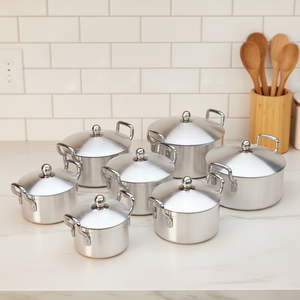 Ensemble de casseroles en aluminium multicouche à prix abordable - Ustensiles de cuisine en aluminium sablé de qualité alimentaire pour le marché du Nigéria, du Ghana et du Kenya - Product Image 3