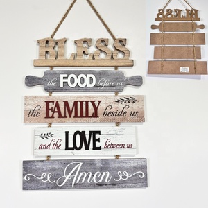 Coffee Theme Handmade Wooden Wall Hanging Sign Rustic <strong>Vintage</strong> Home Decor MDF UV Printing Customized Designs - Product Image 2