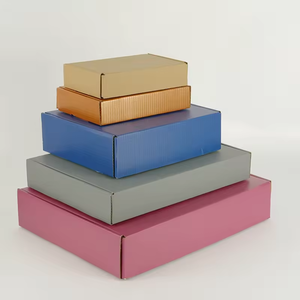 Boîte d'emballage pliable de luxe haut de gamme, écologique, faible MOQ, logo personnalisé, revêtement UV, gaufrage, matériaux recyclés, sur mesure - Product Image 2