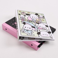 Carpeta Personalizada A5 de 6 Anillas, Organizador de Papel con Diseño de Dibujos Animados, Cubierta Impresa, Material Escolar, Proveedor de Fábrica OEM ODM, B2B
