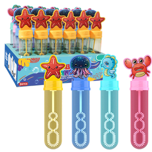 24 Piezas de Varitas de Burbujas de Animales Marinos, Recuerdos de Fiesta Temática del Océano, Mini Varitas de Burbujas para Baño, Bodas, Regalos, Juguetes - Product Image 1