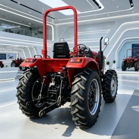 Tractor Diésel de Servicio Pesado de 100 HP con Tracción en las 4 Ruedas y Gran Potencia para Agricultura