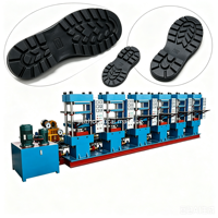 Presse de vulcanisation automatique pour semelles de chaussures en caoutchouc, équipement de moulage hydraulique pour semelles de pantoufles, destiné aux usines de chaussures