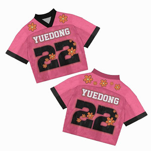 Cho nam giới in Unisex Chất lượng cao thể thao Nhà sản xuất Boxy Logo <span class=keywords><strong>polyester</strong></span> jersey thăng hoa áo phông tùy chỉnh quá khổ Áo Thun - Product Image 3